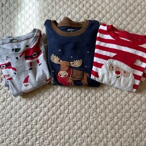Carter's Kids Holiday Matching Sets - Gray, Navy, Red